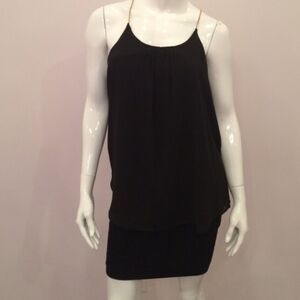 Black Strap Racerback Top